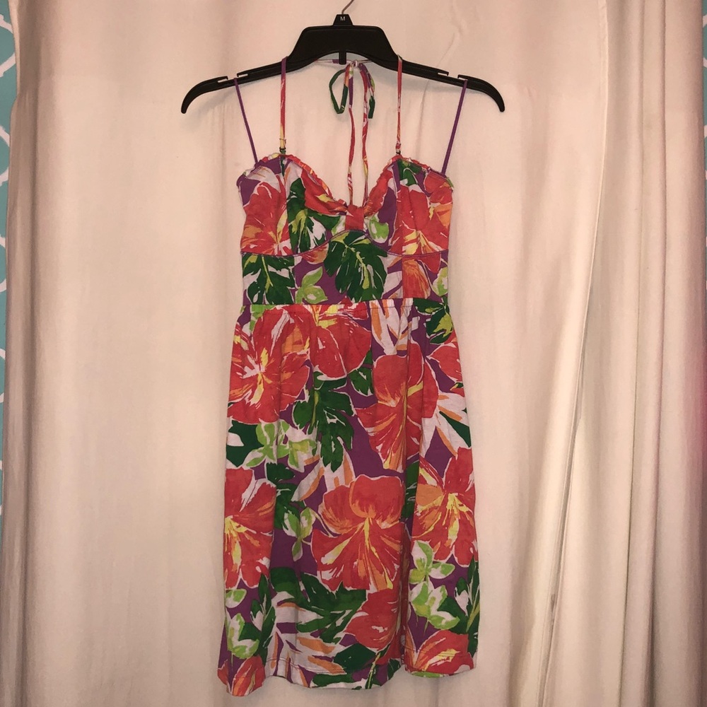 Floral Summer Dress (Halter/Strapless 2-in-1!)